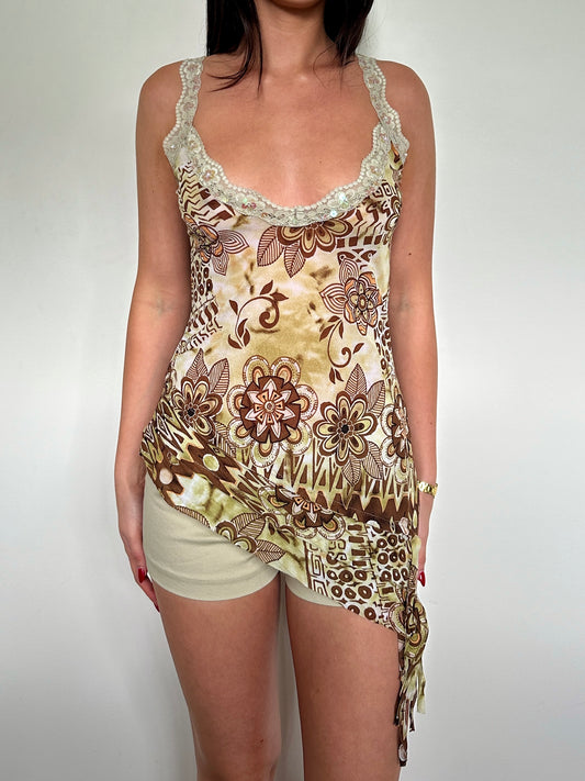 Asym Floral Cami