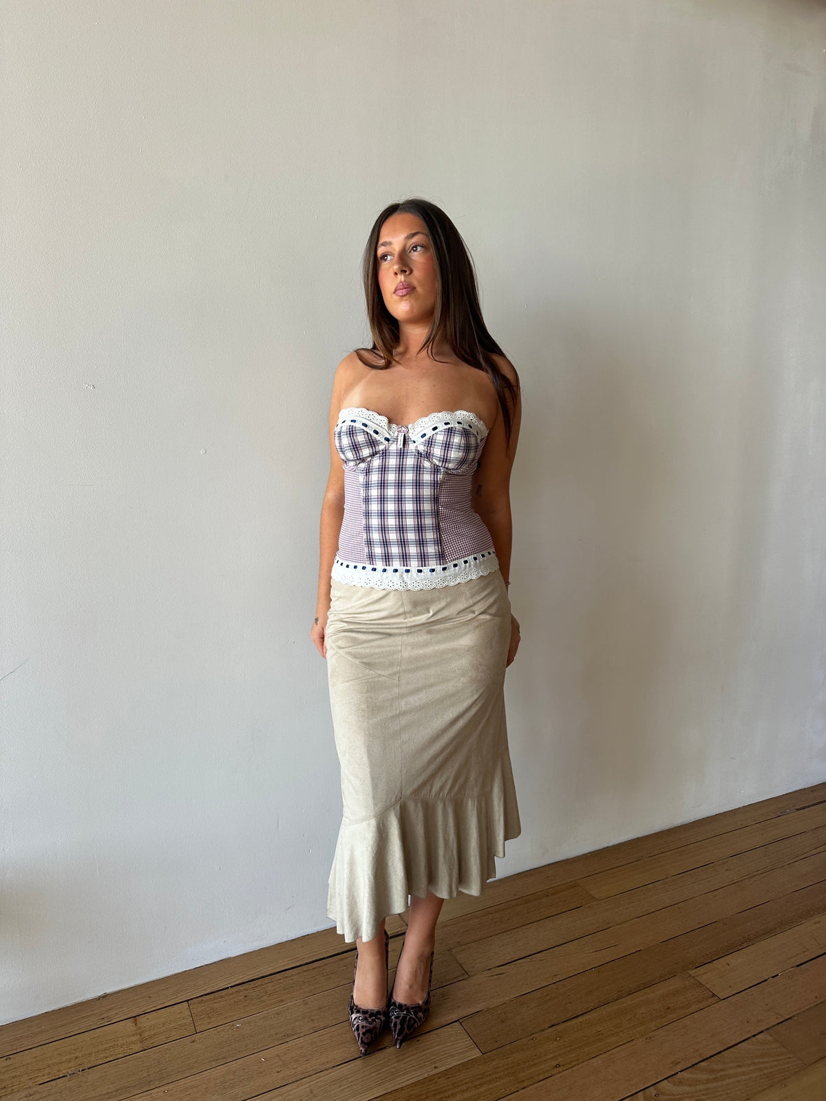 Italian Gingham Corset