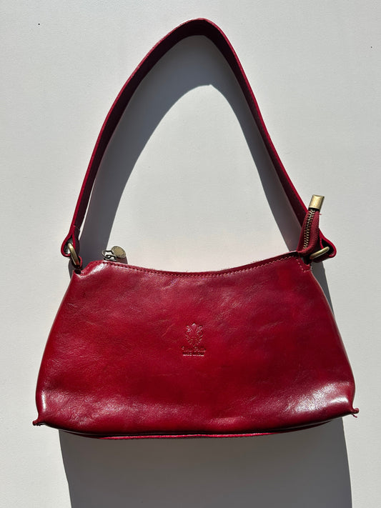 Italian Leather Cherry Bag