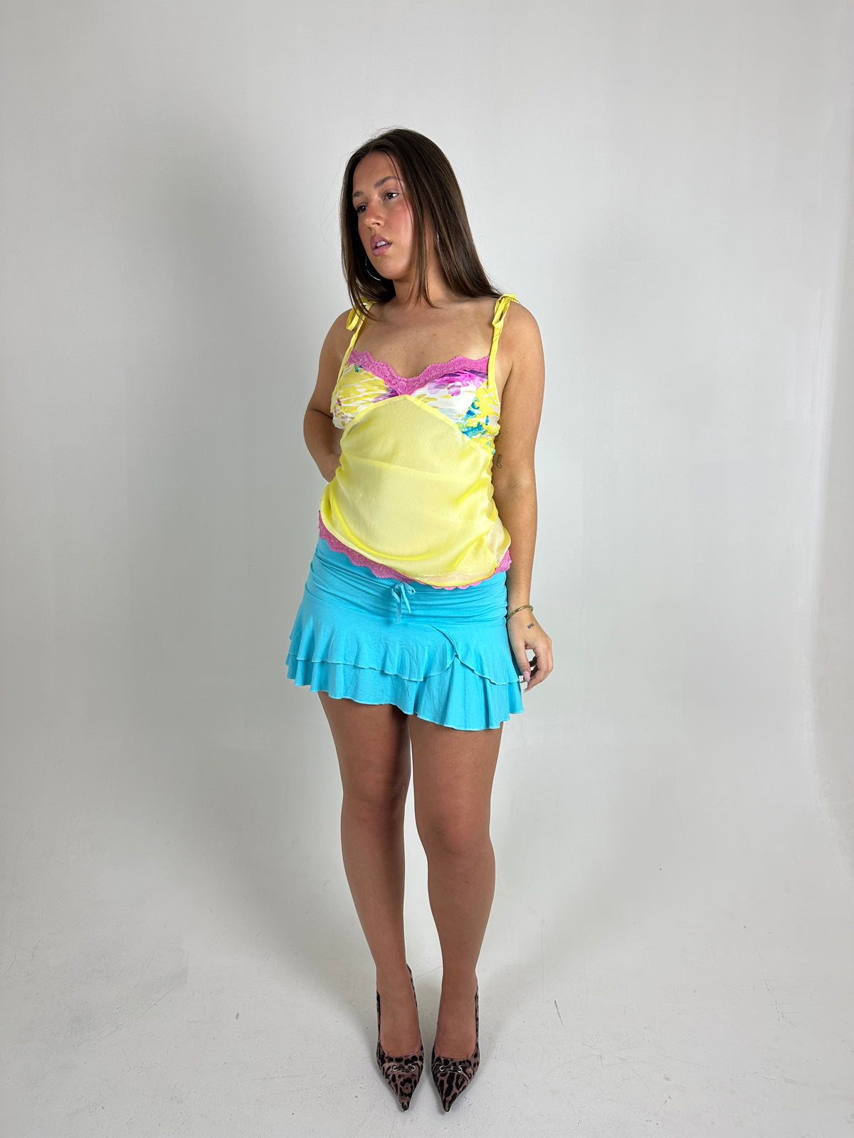 Aqua Mini Skirt