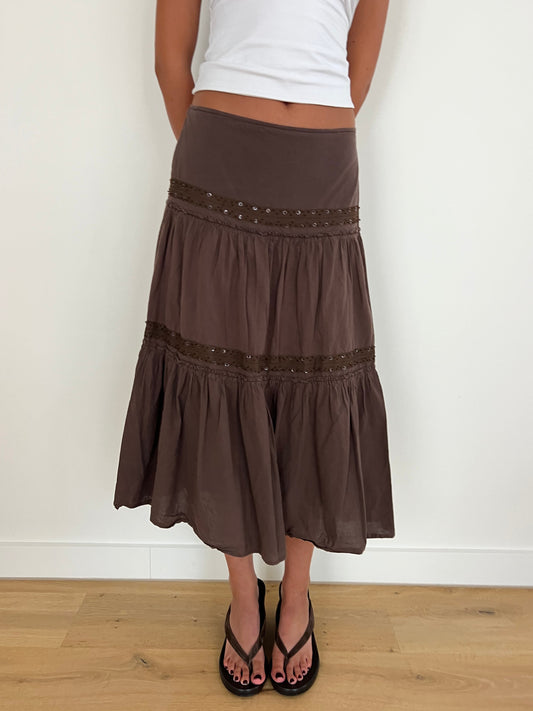 Boho Midi Skirt