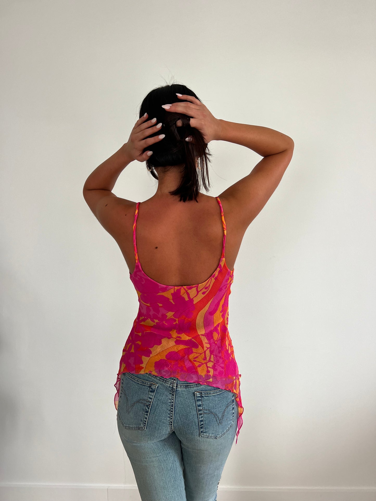 Marciano Silk Beaded Cami