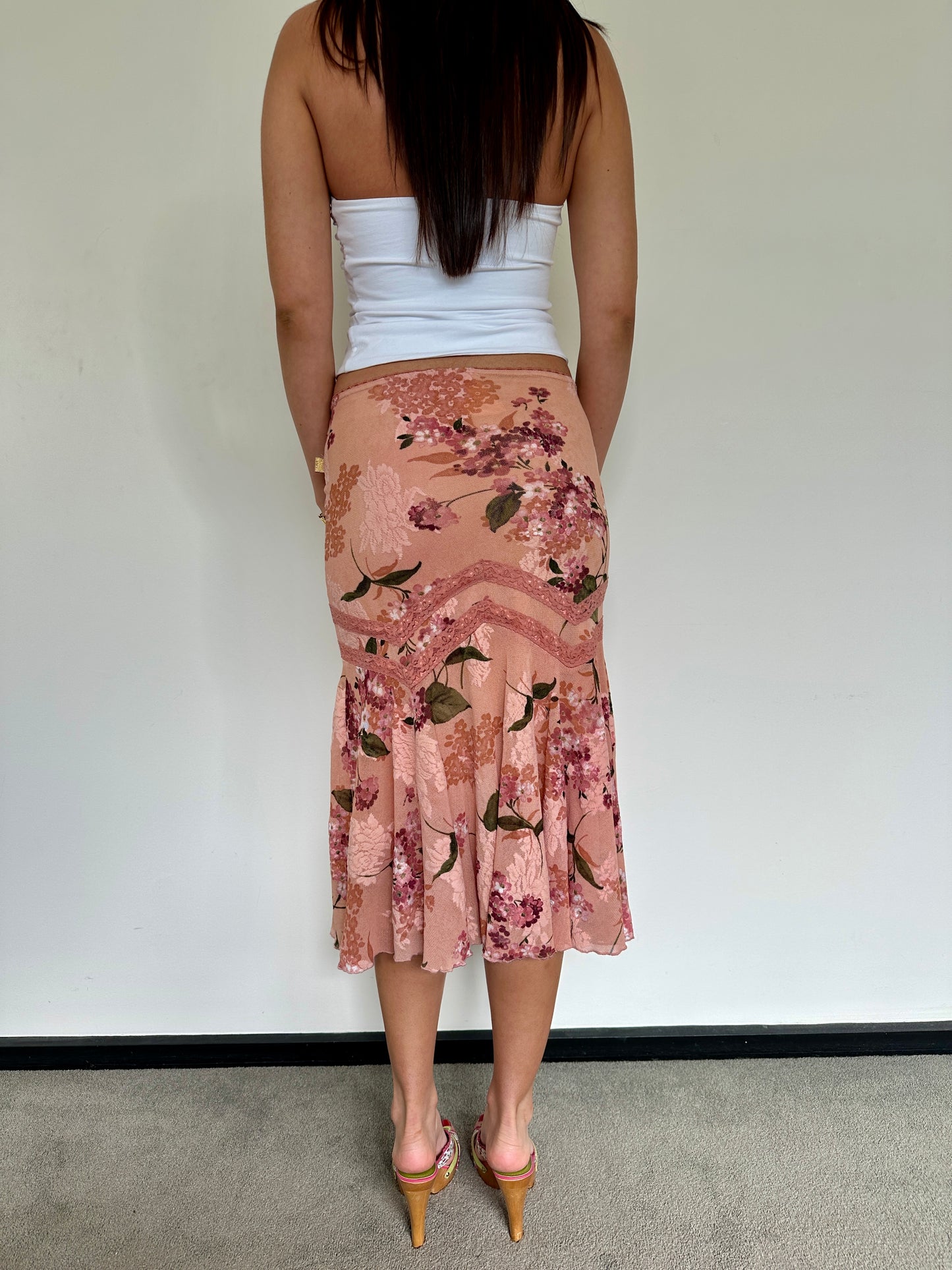 Floral Midi Skirt