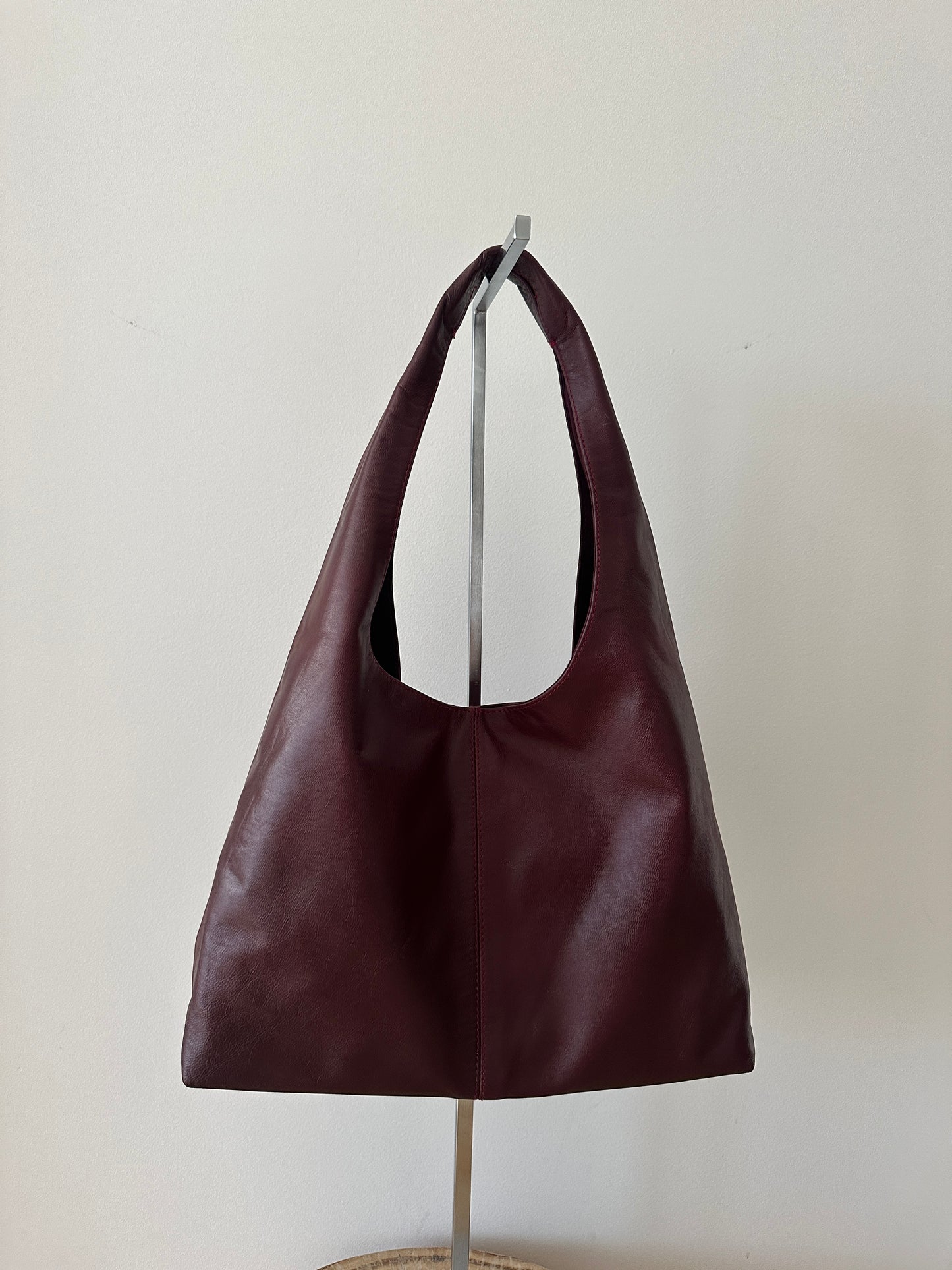 Cherry Red Leather Bag