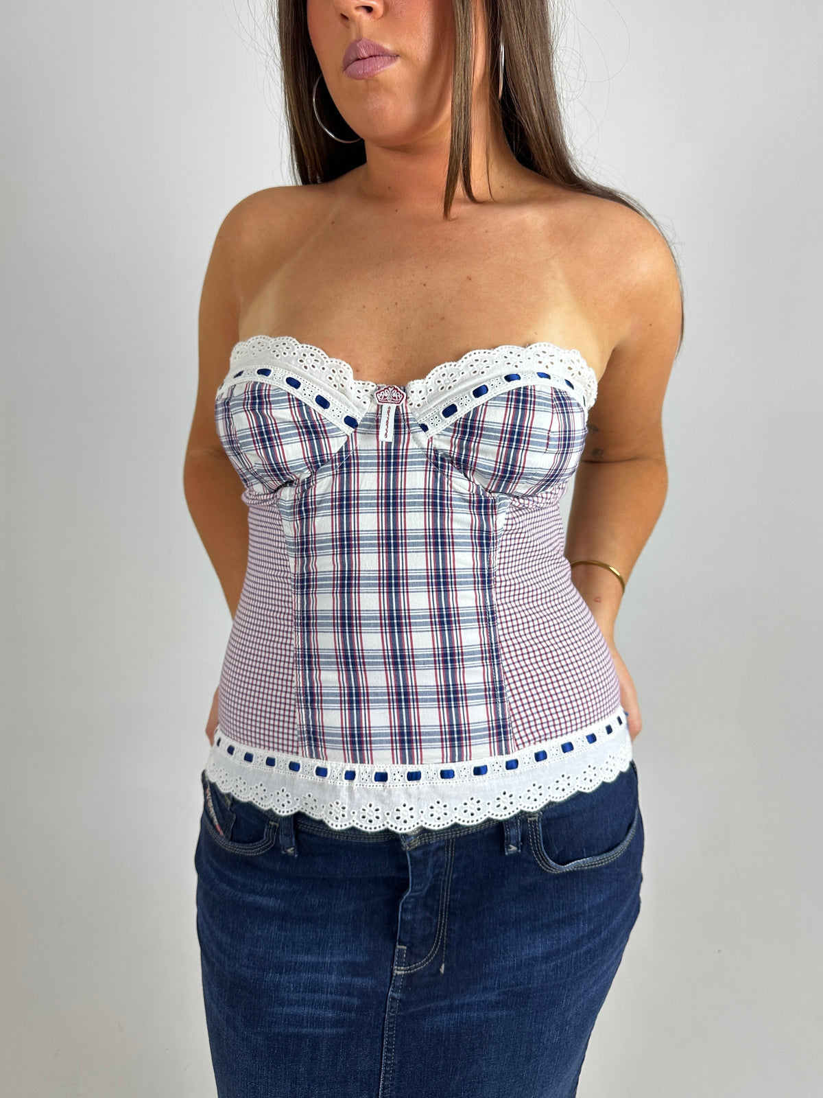 Italian Gingham Corset