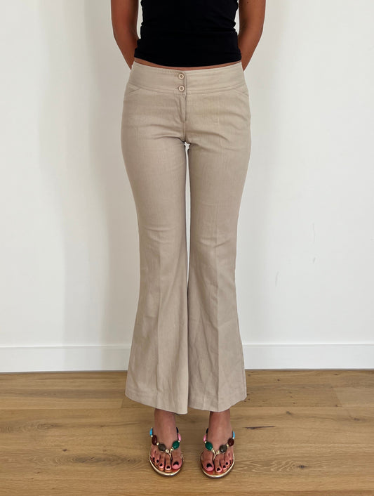 Low Rise Flare Pants