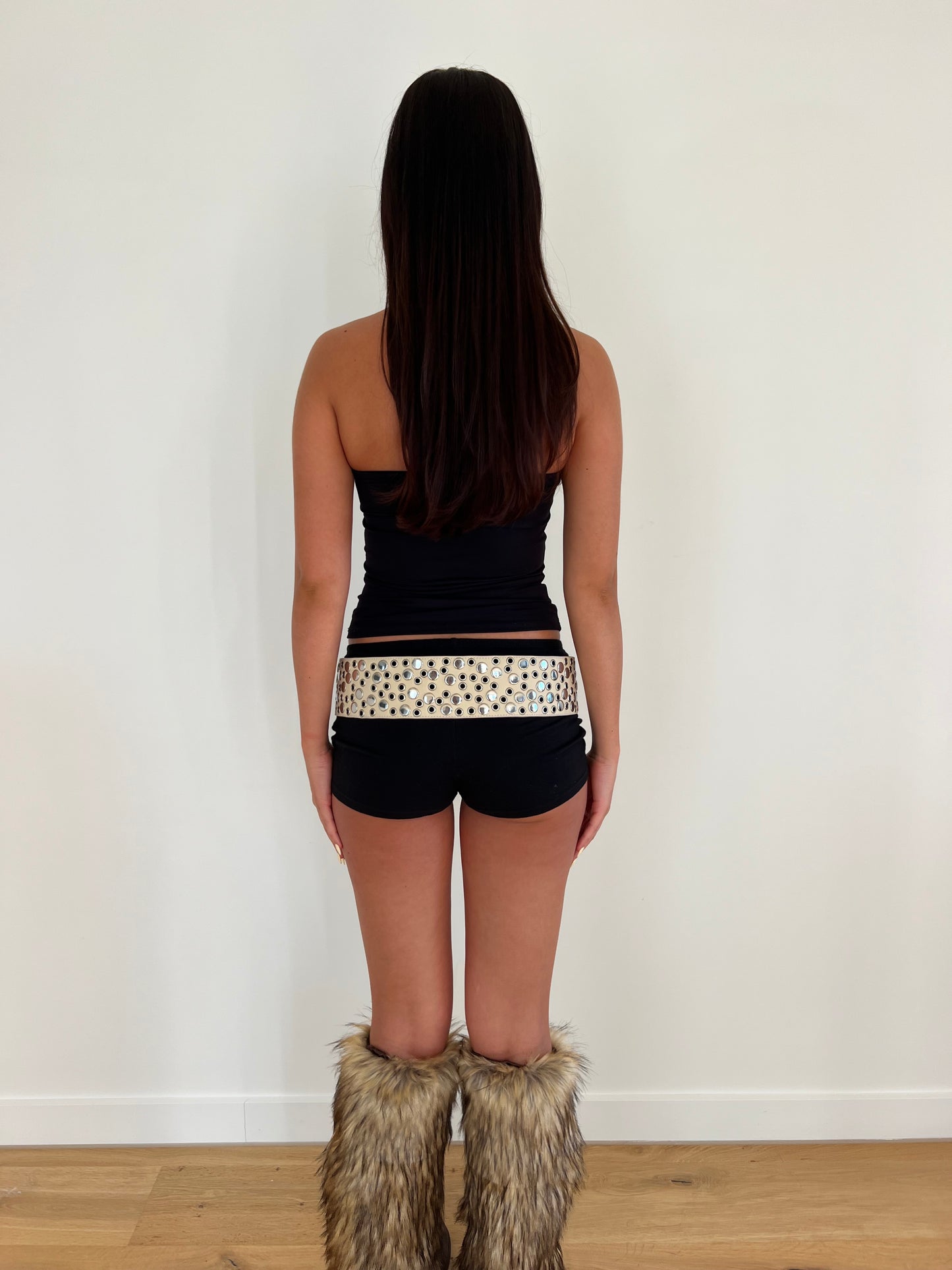 Genuine Leather Studded Belt