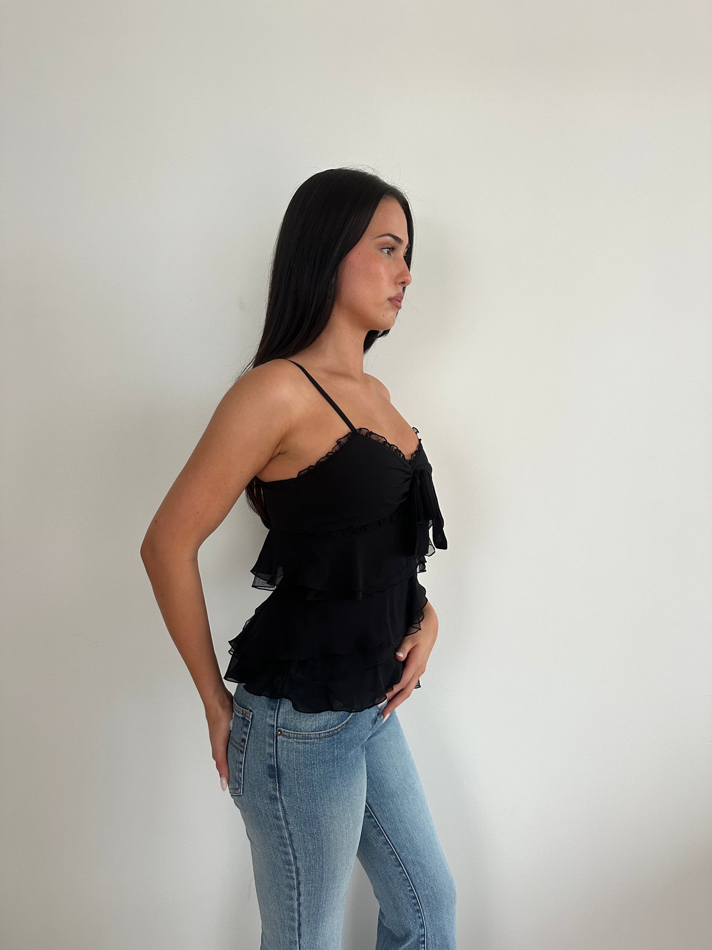 Layered Black Cami