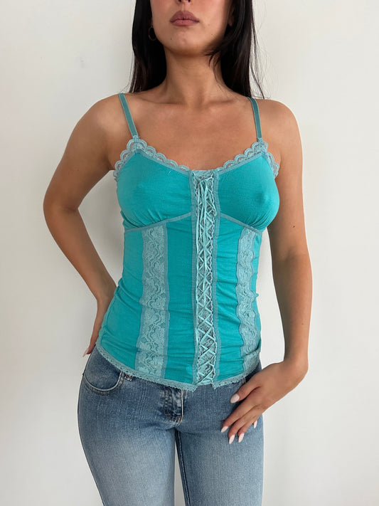 Blue Lace Cami