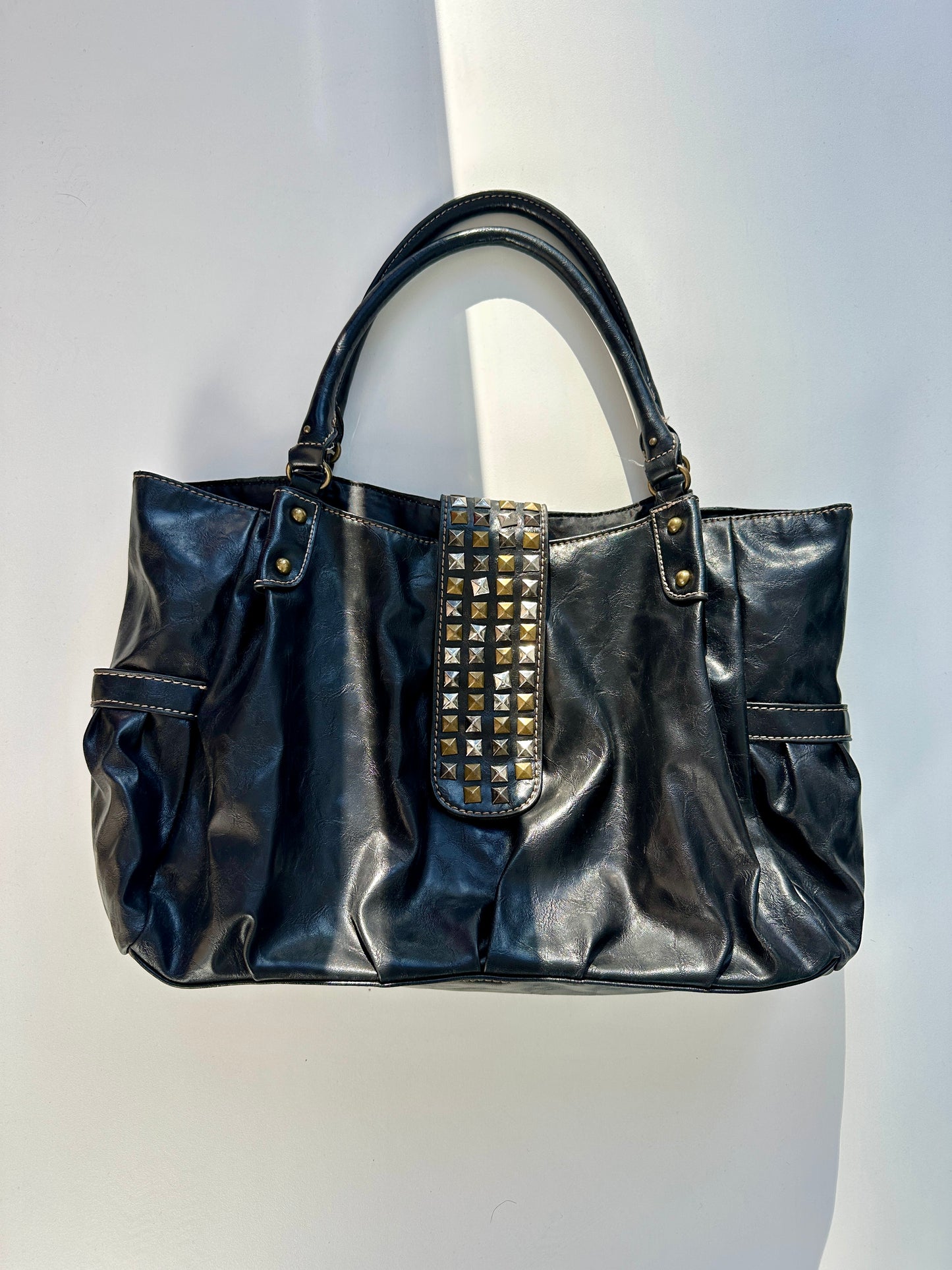 Black Studded Bag