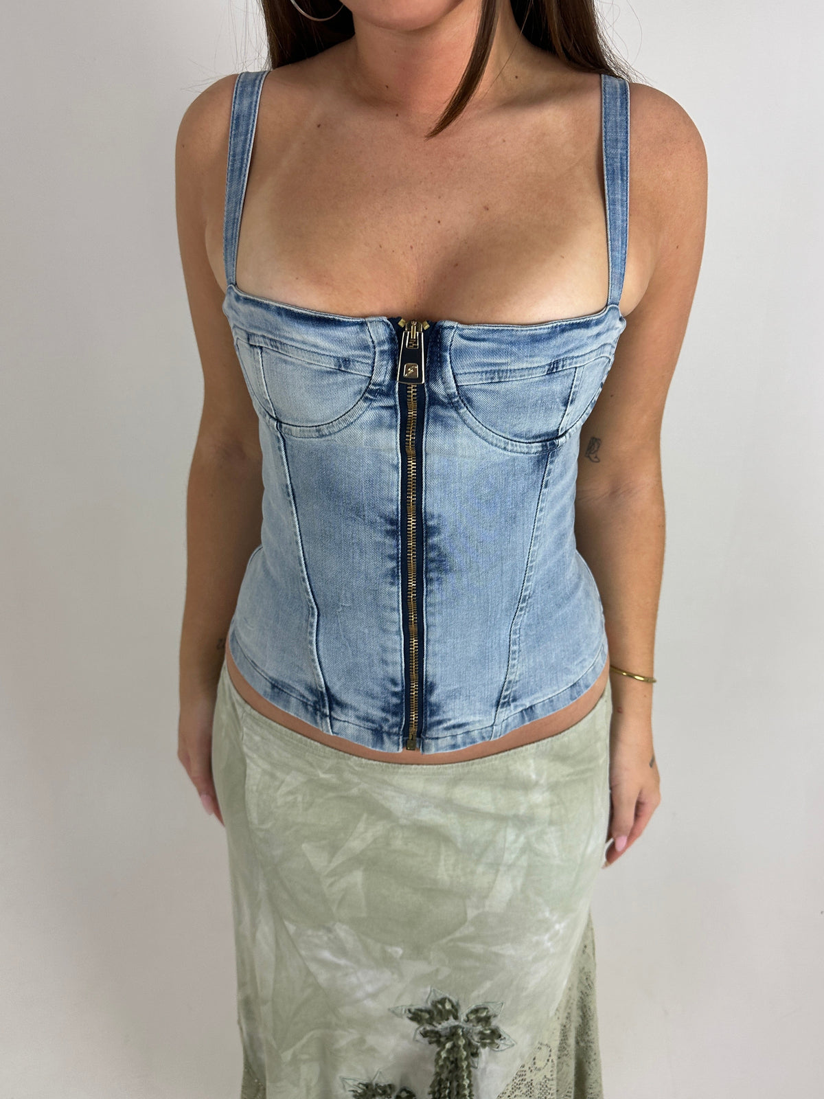 Italian Denim Corset