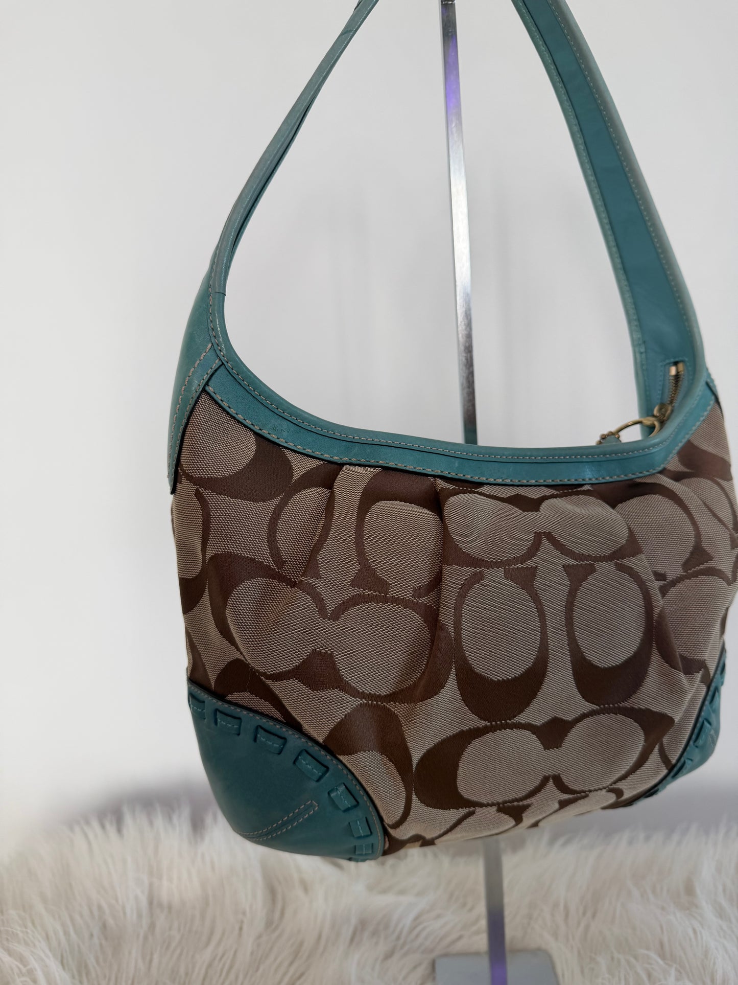 Coach Teal Ergo Shoulder Bag