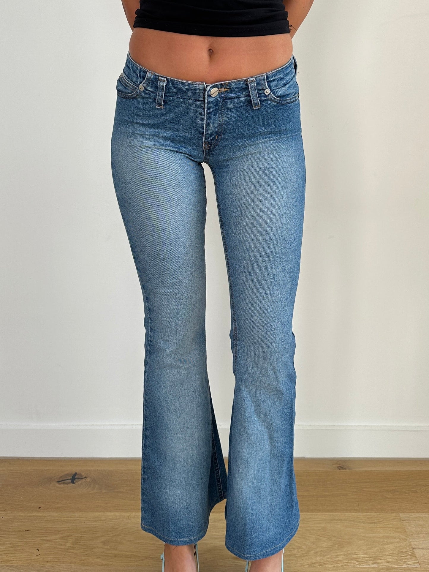 Blockout Lowrise Bootcut Jeans