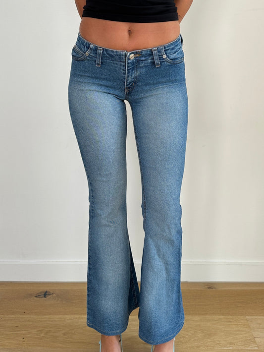 Blockout Lowrise Bootcut Jeans