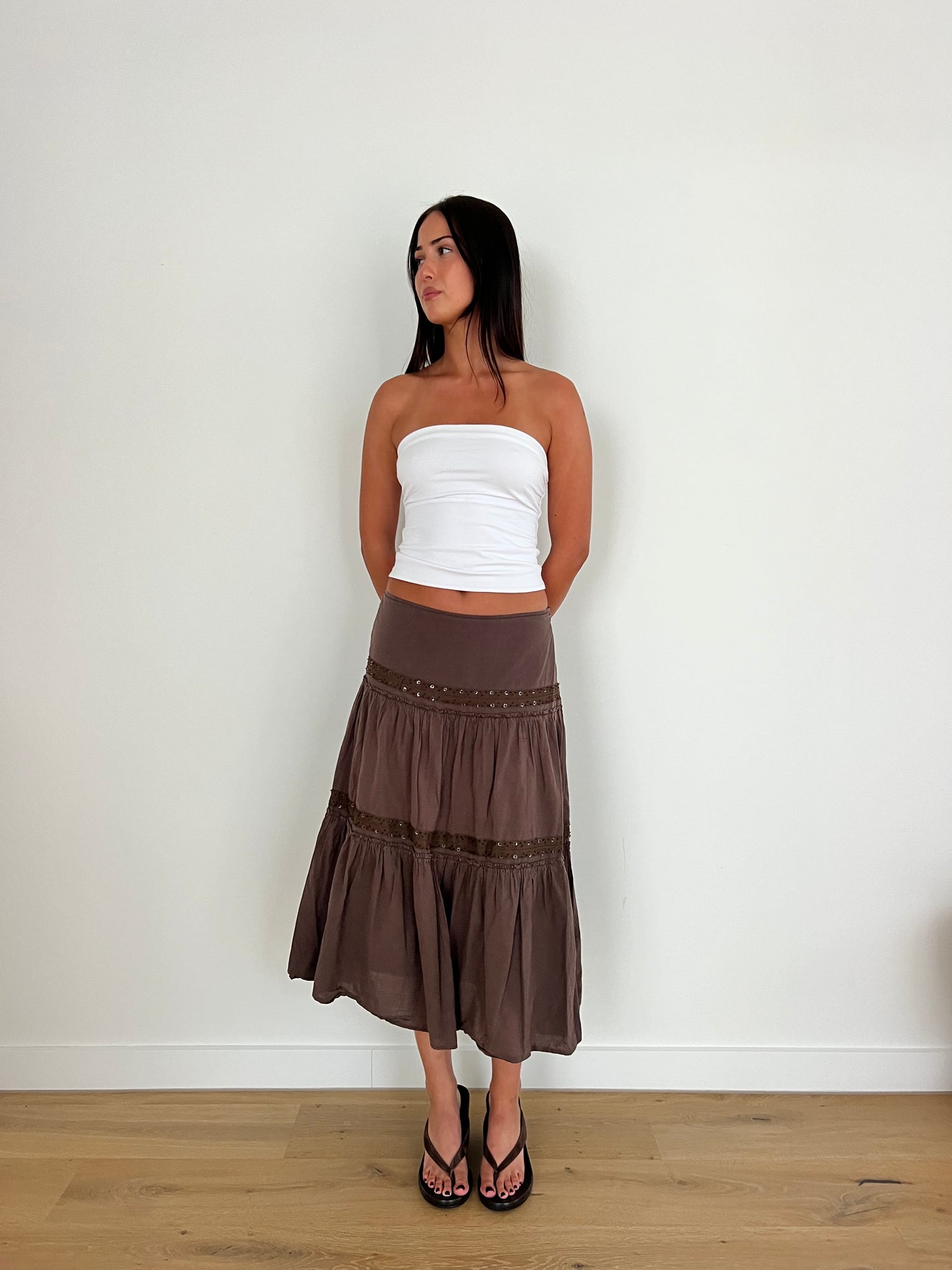 Boho Midi Skirt