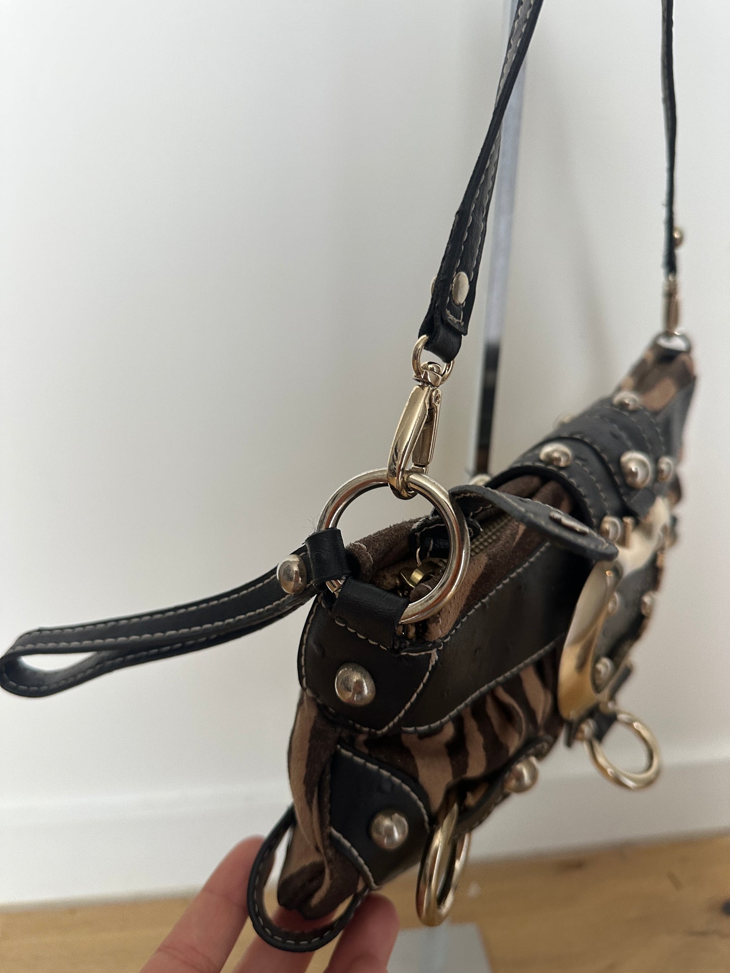 Guess Zebra Shoulder Bag