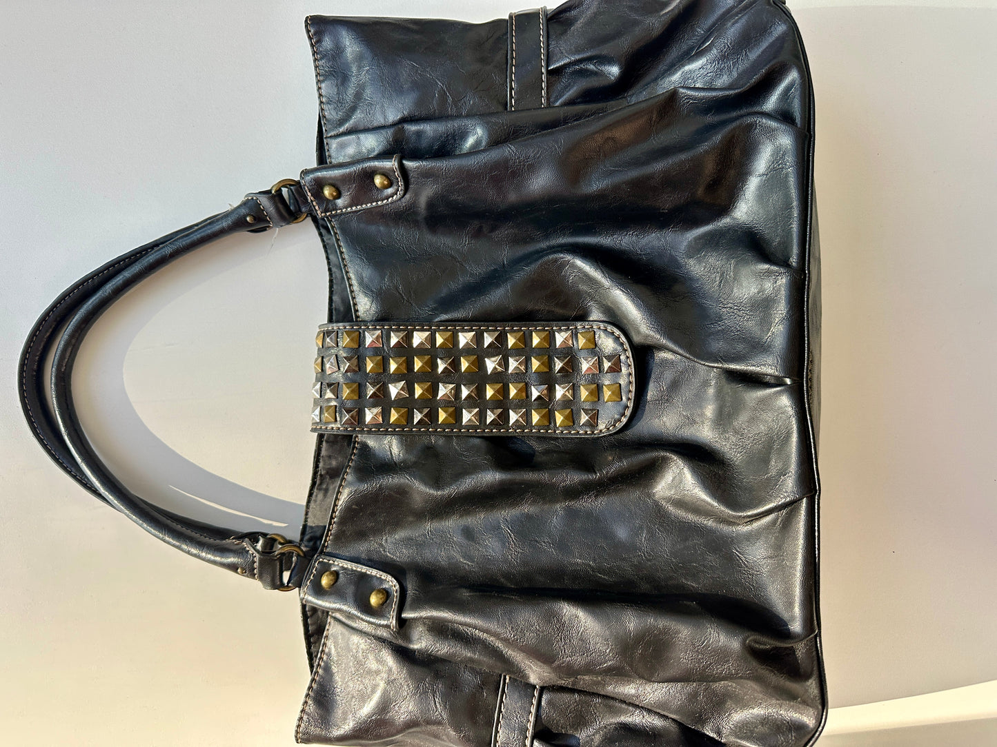 Black Studded Bag
