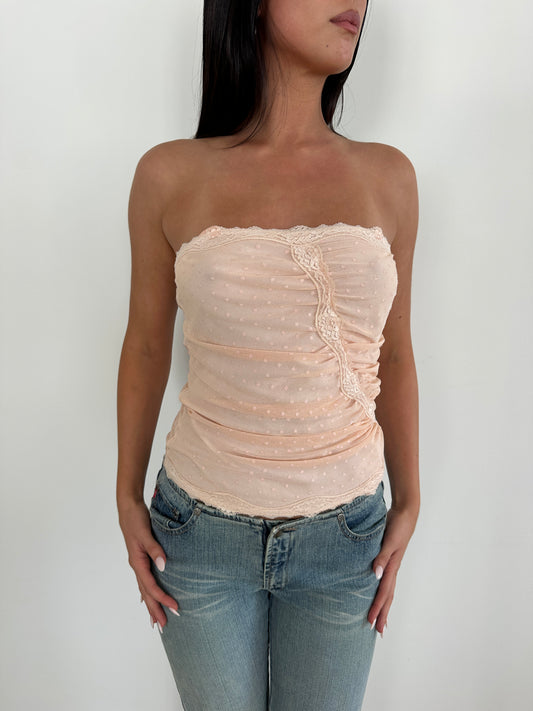 Lace Peach Cami Top