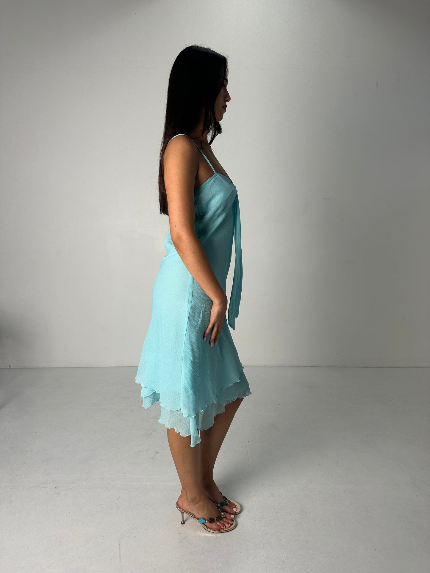 Aqua Midi Dress