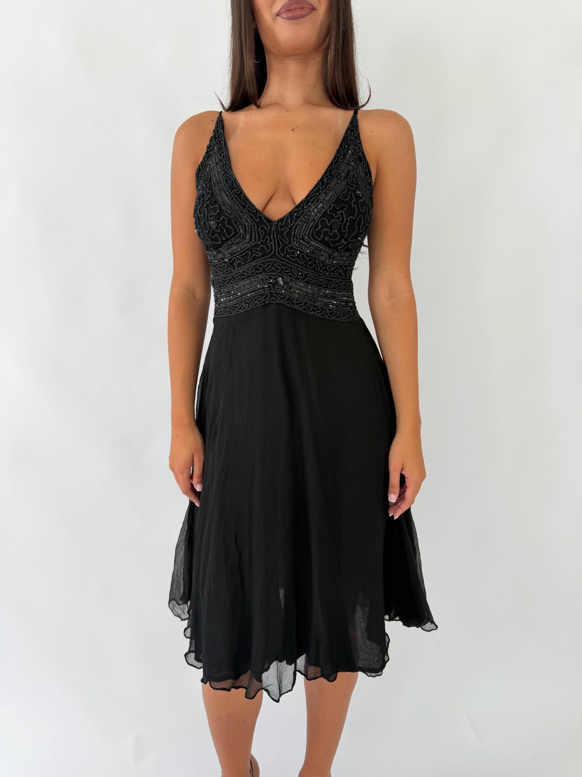 Rene Derhy Beaded Midi