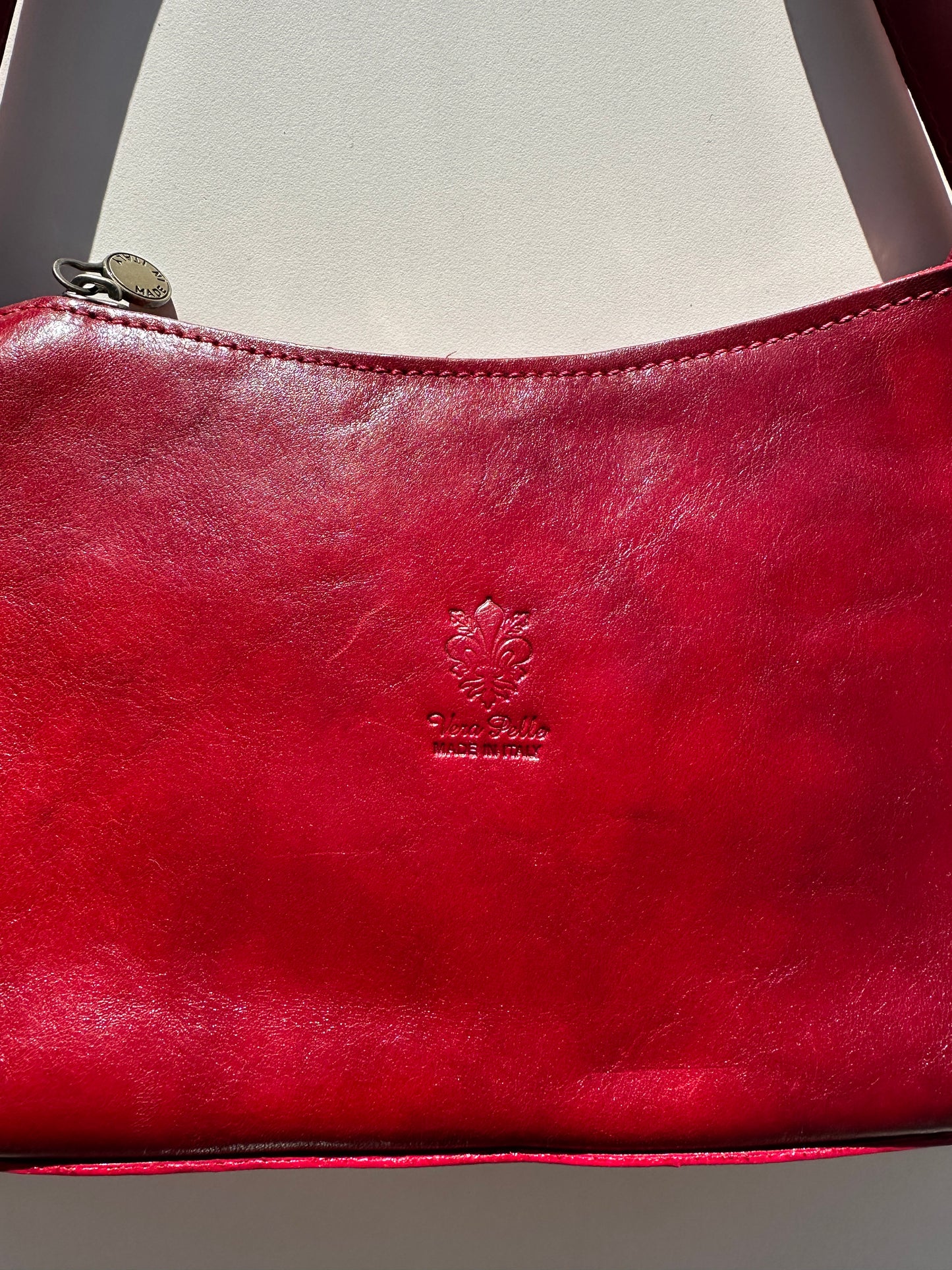 Italian Leather Cherry Bag