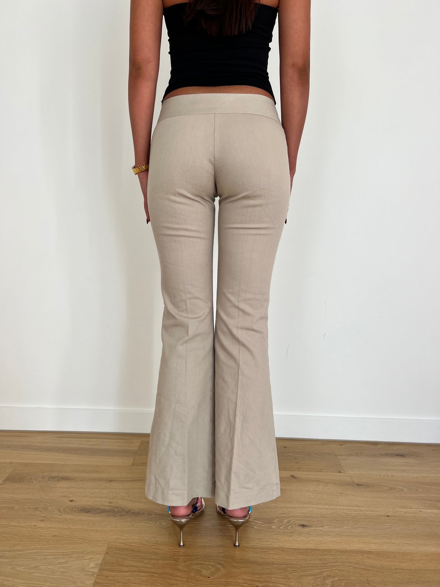 Low Rise Flare Pants