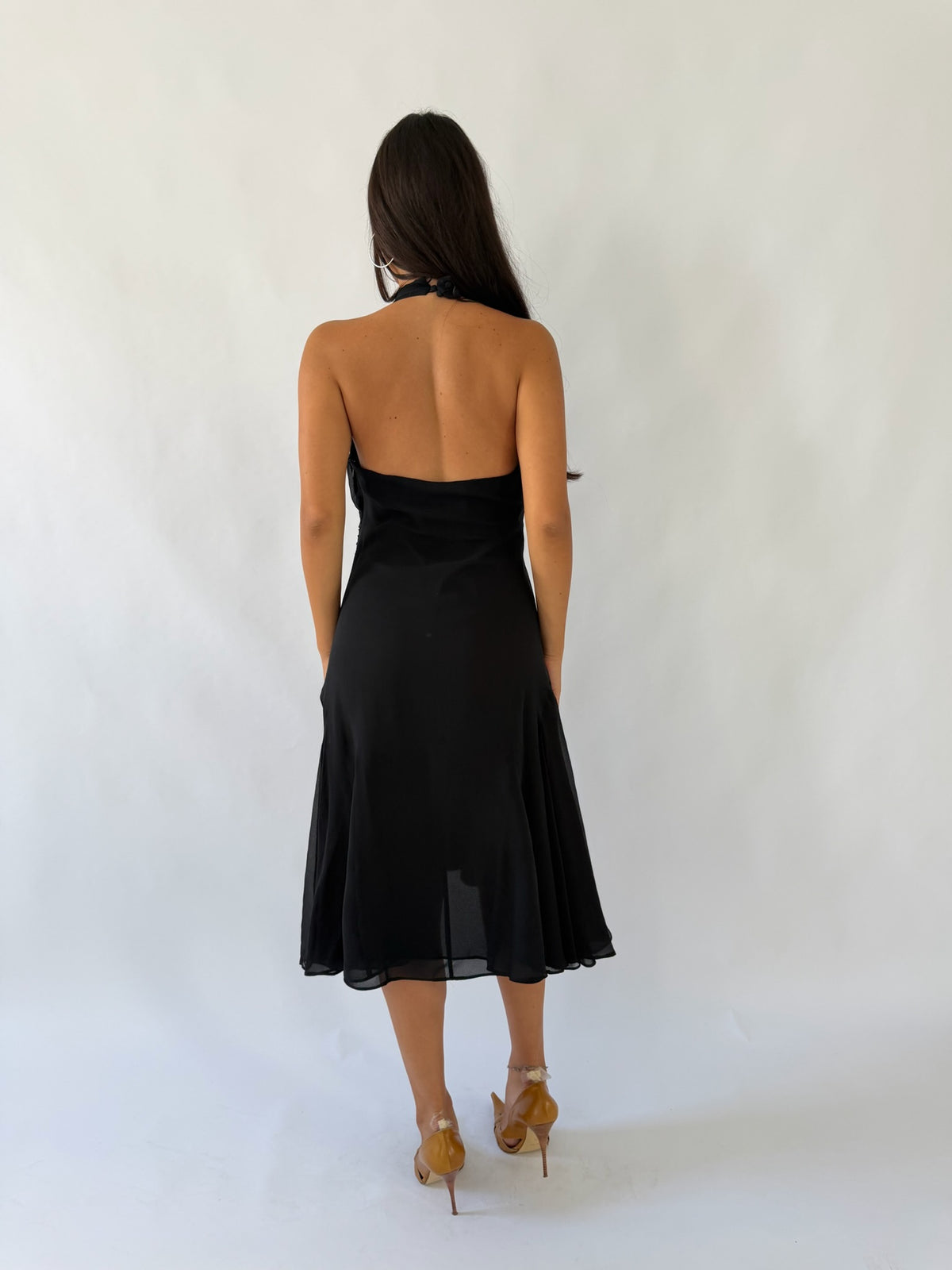 Silk Ted Baker Black Midi