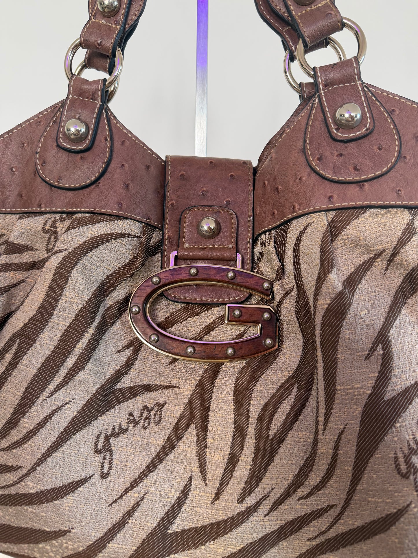 Guess Zebra Tote Bag