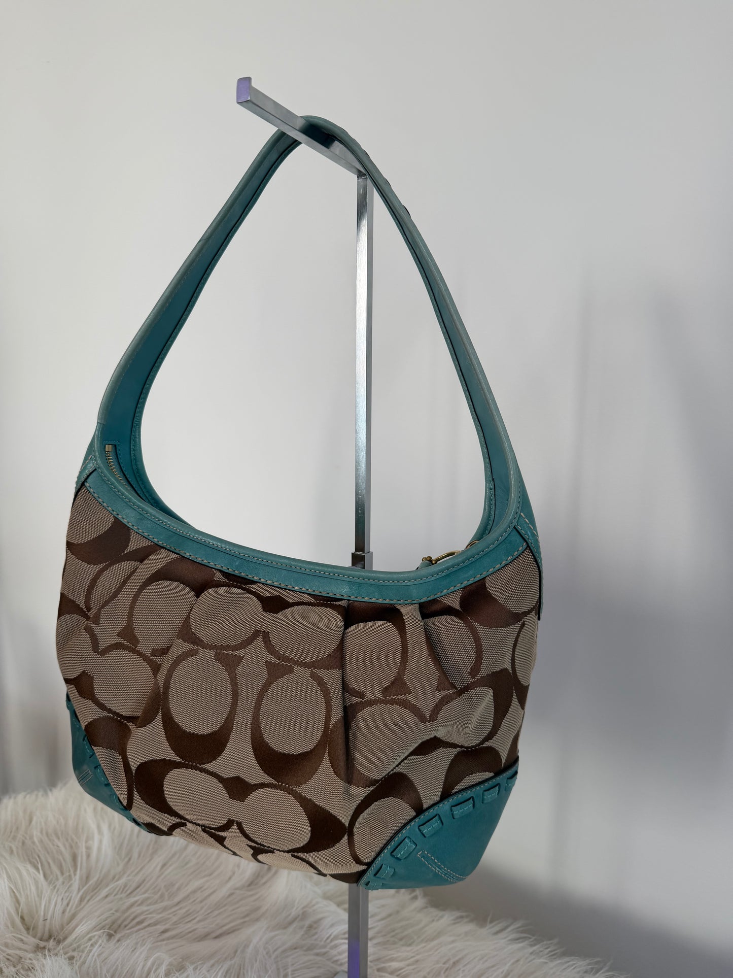 Coach Teal Ergo Shoulder Bag