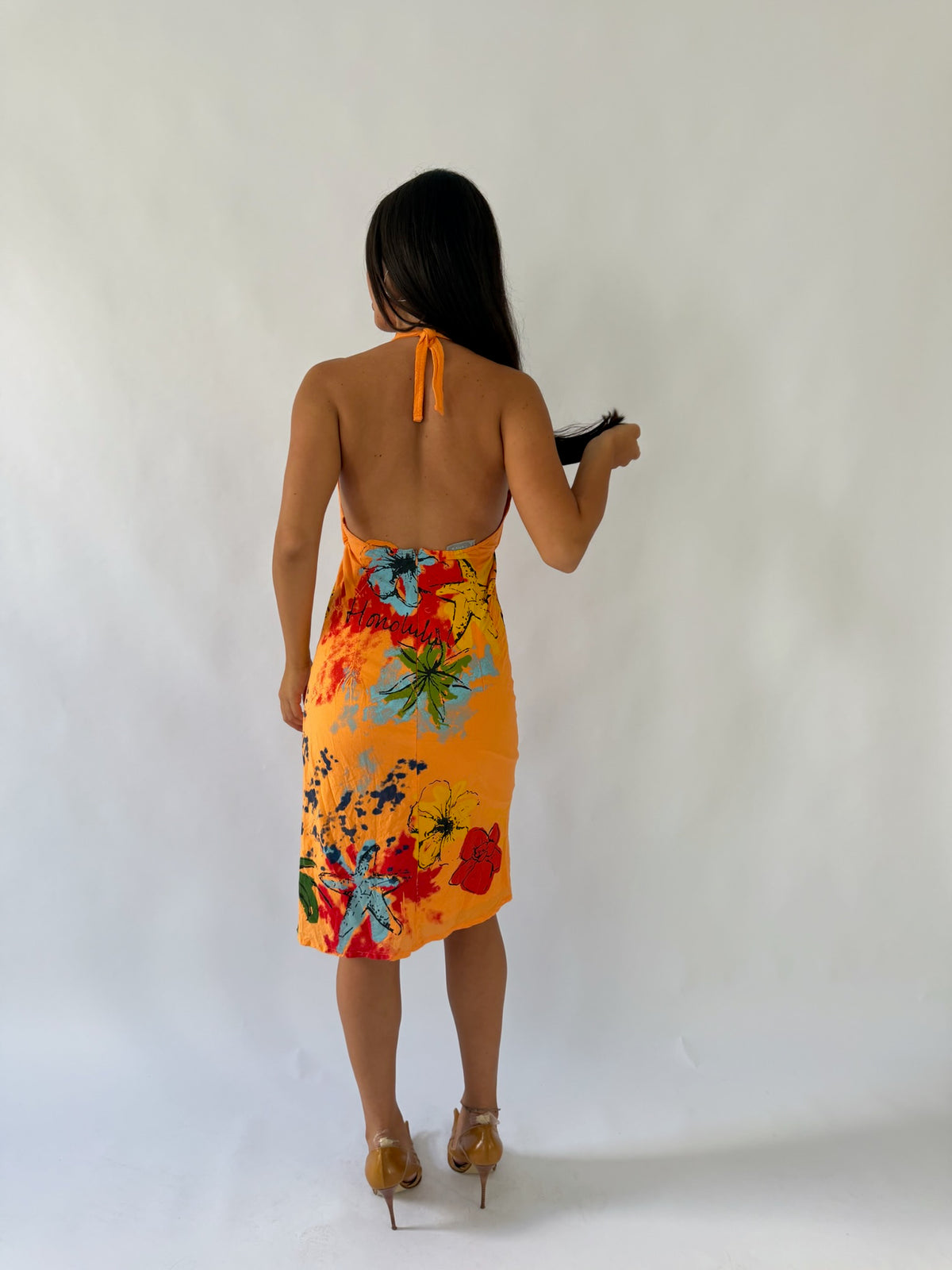 Halter Midi Dress