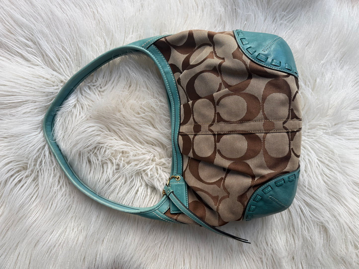 Coach Teal Ergo Shoulder Bag