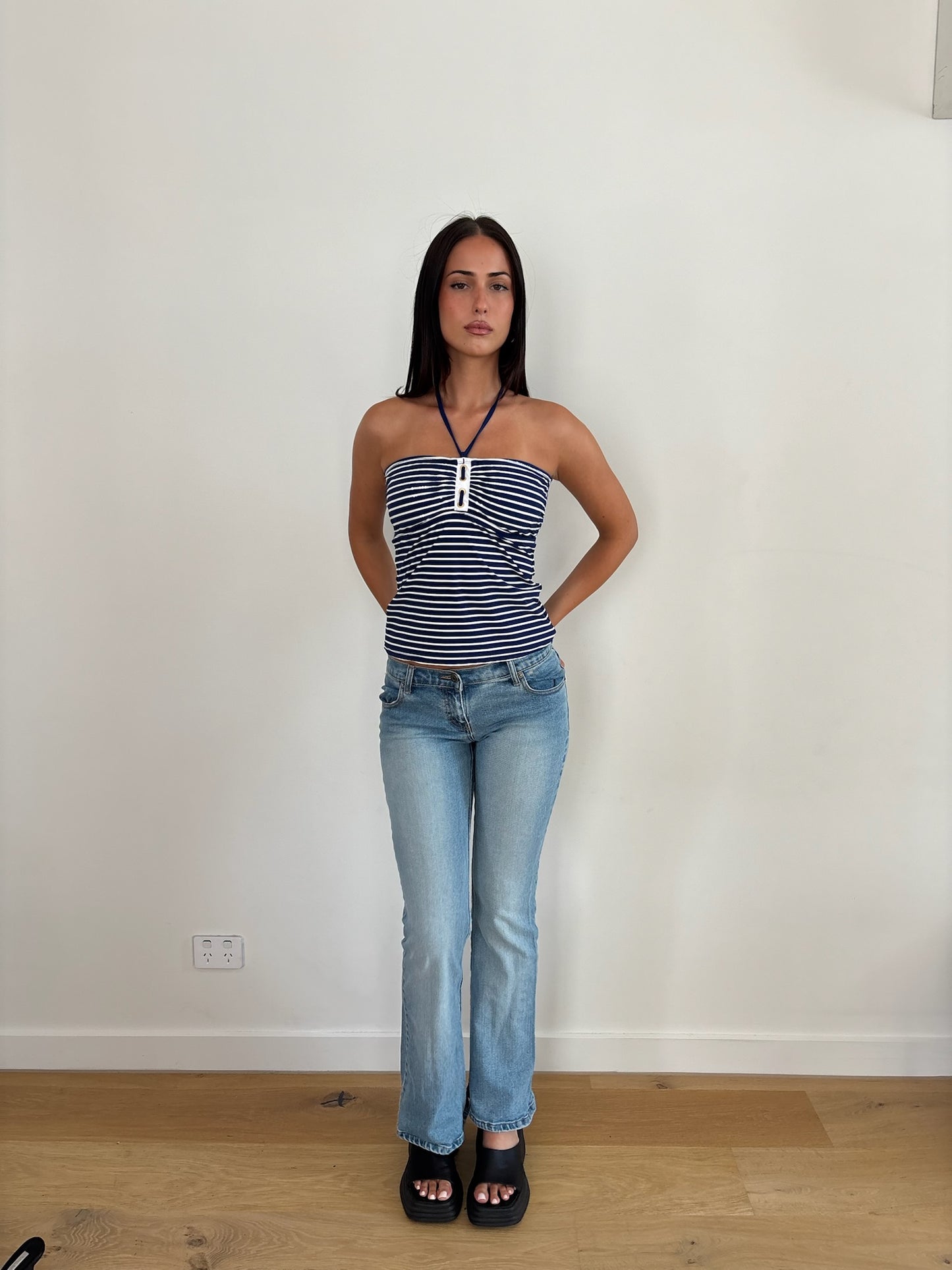 Stripe halter