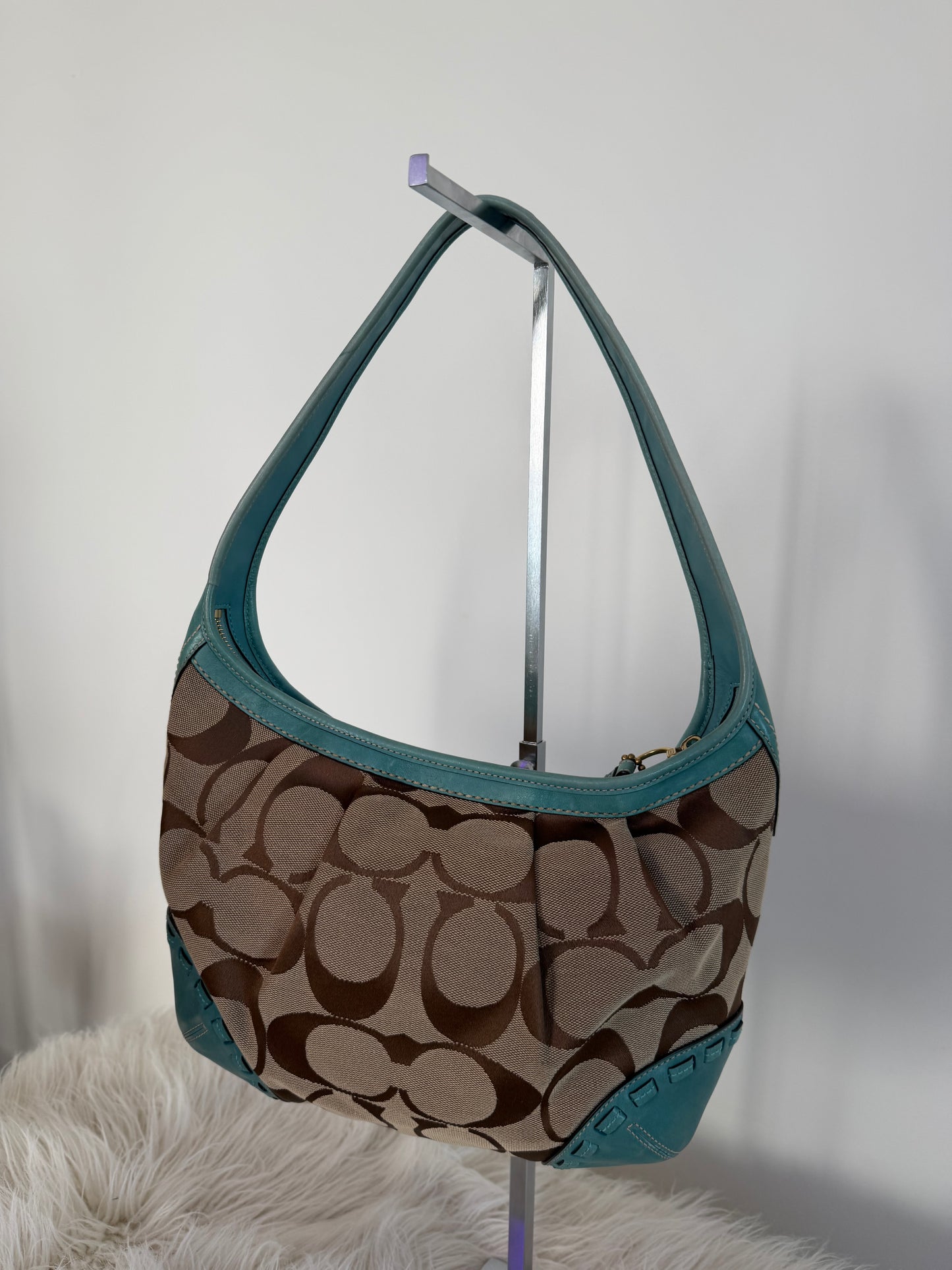 Coach Teal Ergo Shoulder Bag