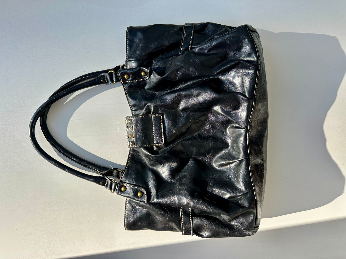 Black Studded Bag