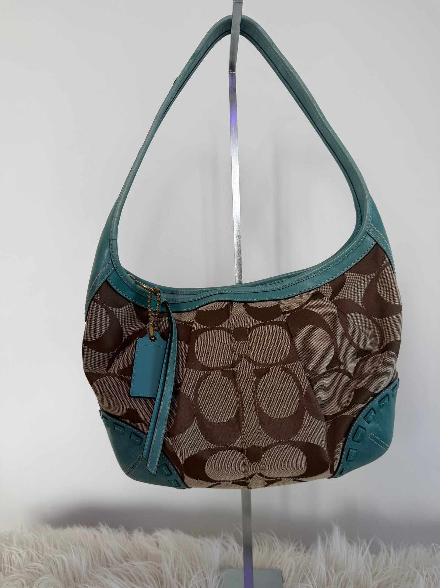 Coach Teal Ergo Shoulder Bag