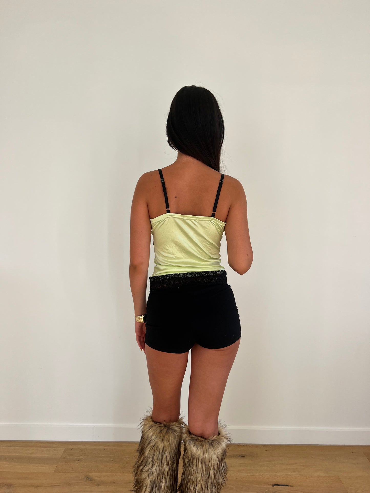 Green Lace Cami