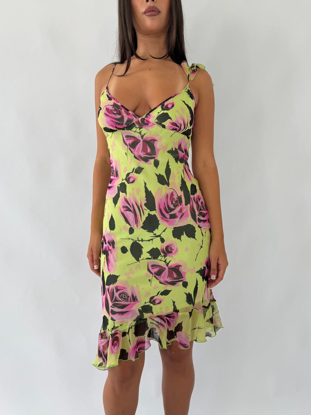 Silk Betsey Johnson Floral Midi