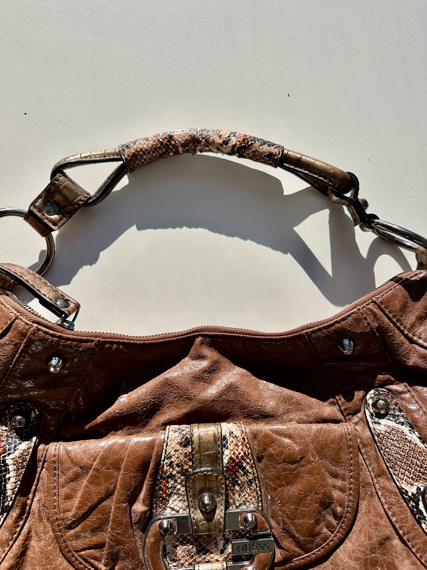 Guess Snakeskin Bag