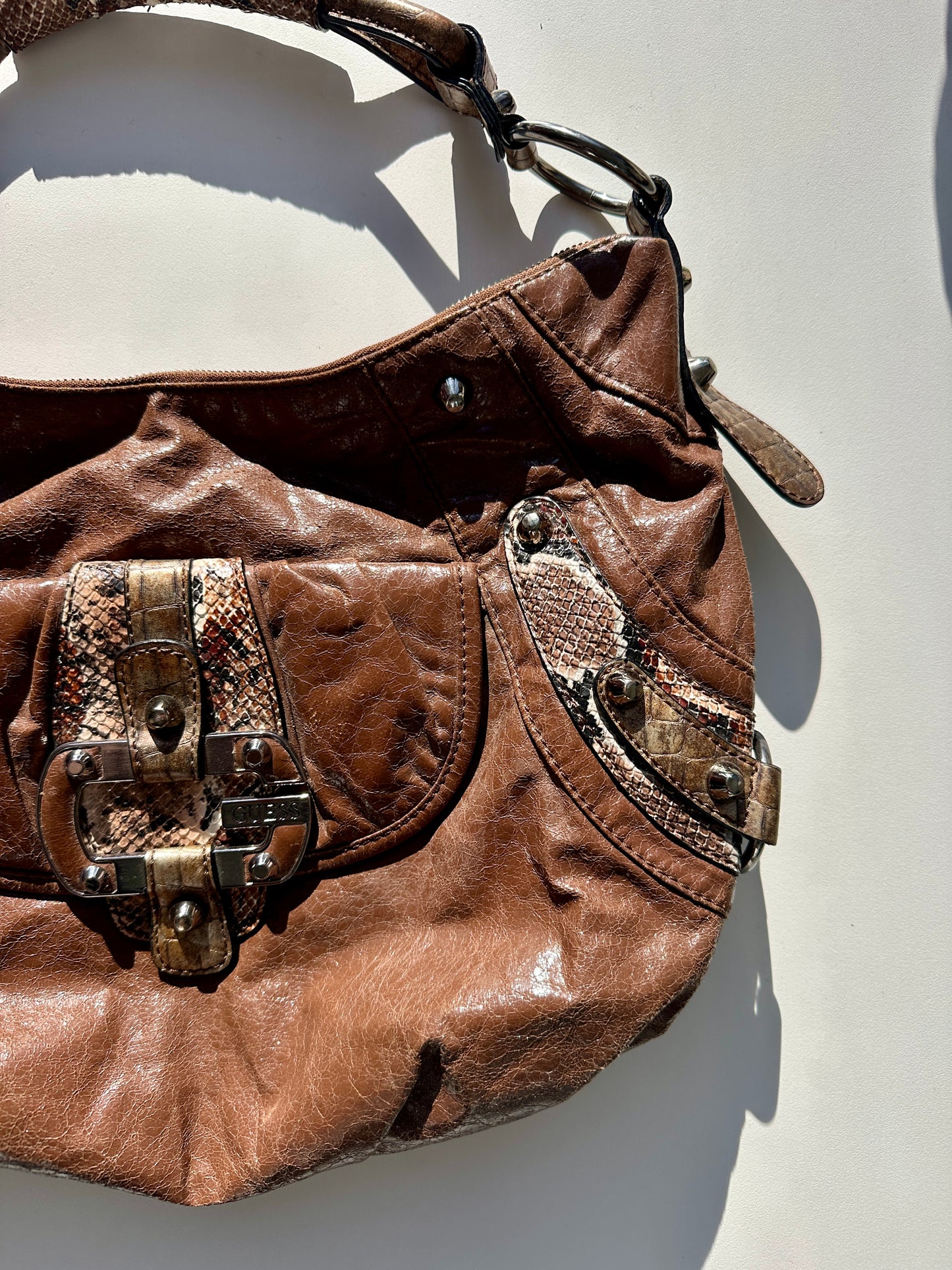 Guess Snakeskin Bag