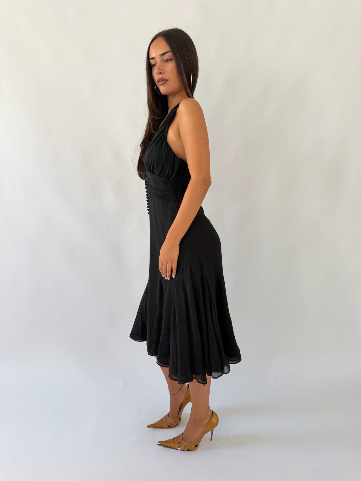 Silk Ted Baker Black Midi