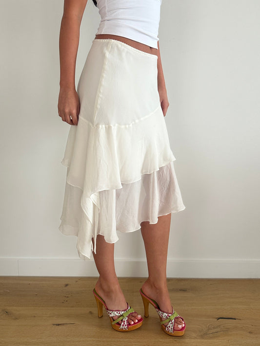 Asymmetrical Midi Skirt