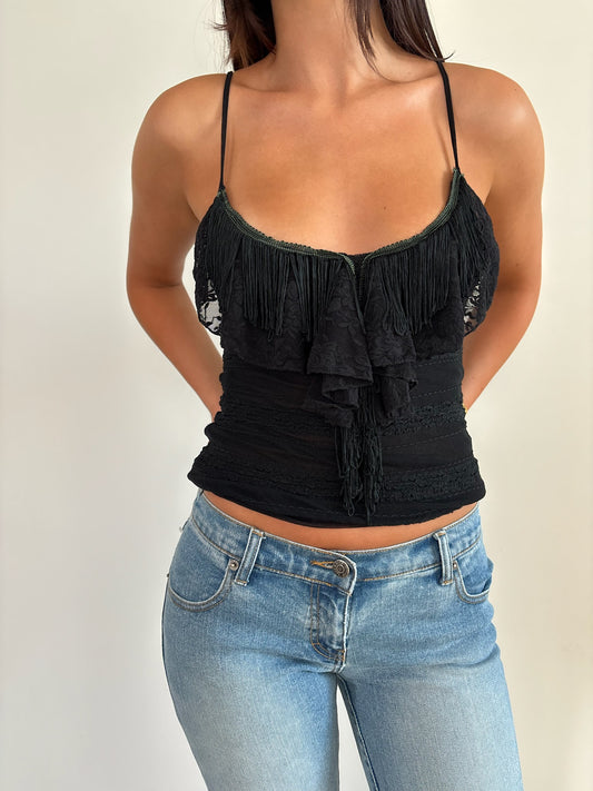 Fringe Singlet Top