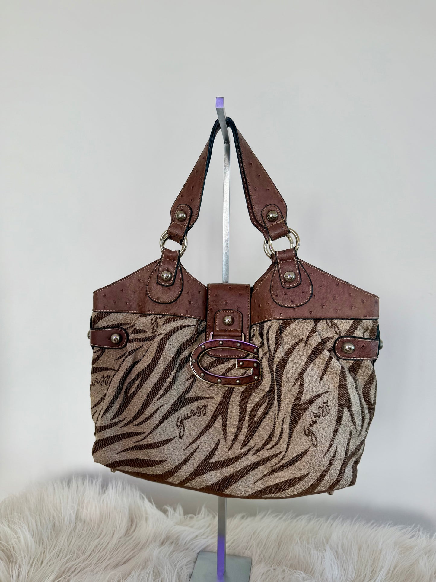 Guess Zebra Tote Bag
