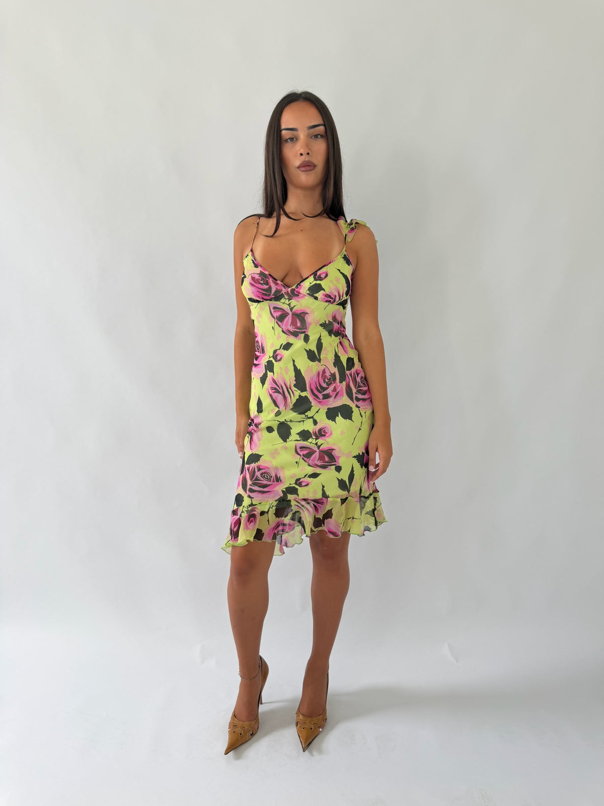Silk Betsey Johnson Floral Midi