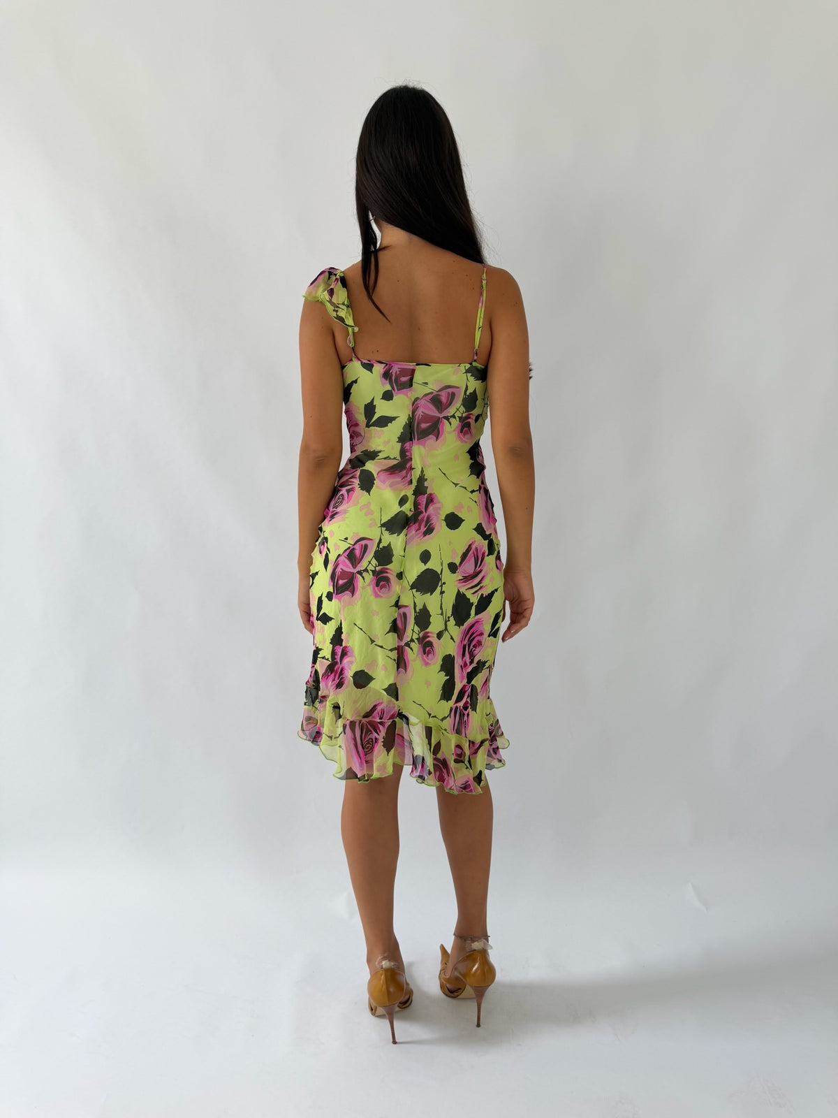 Silk Betsey Johnson Floral Midi
