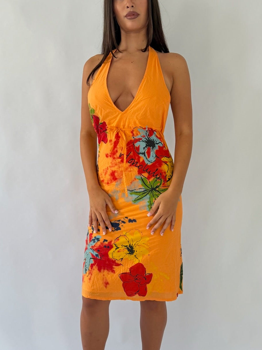 Halter Midi Dress