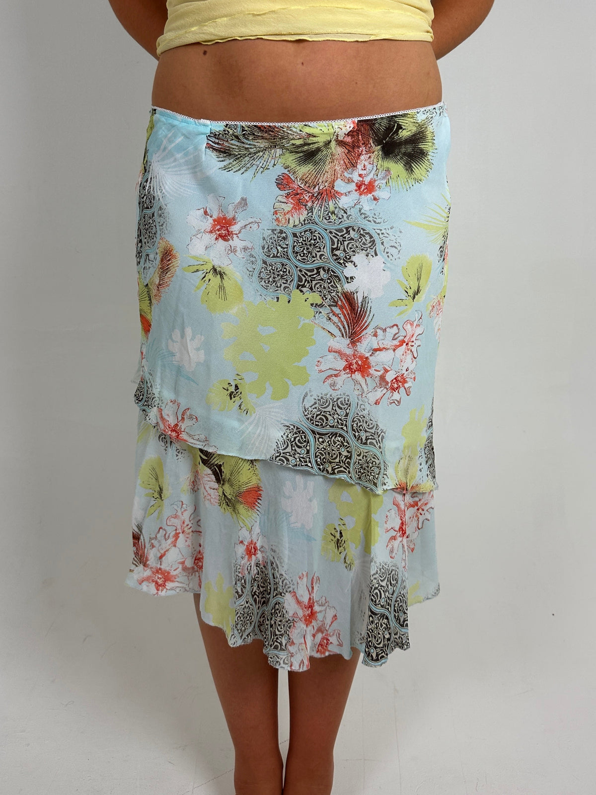 Floral Midi Skirt