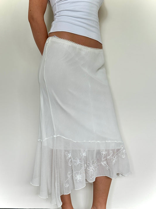 White Fairy Midi Skirt