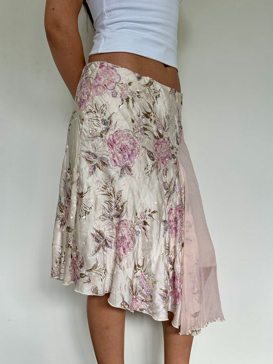 Italian Beaded Midi Skirt