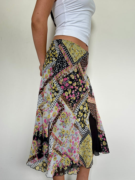 Floral Midi Skirt